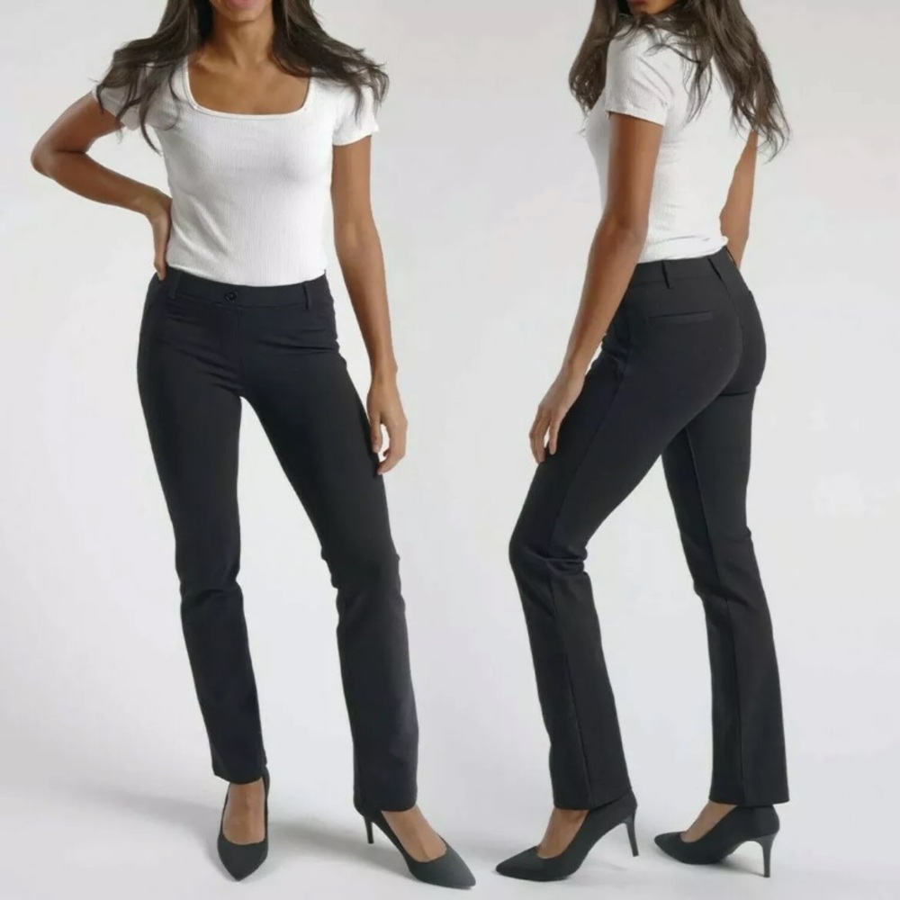 Betabrand Women's Black Dress Pants LIKE NEW (tag removed)